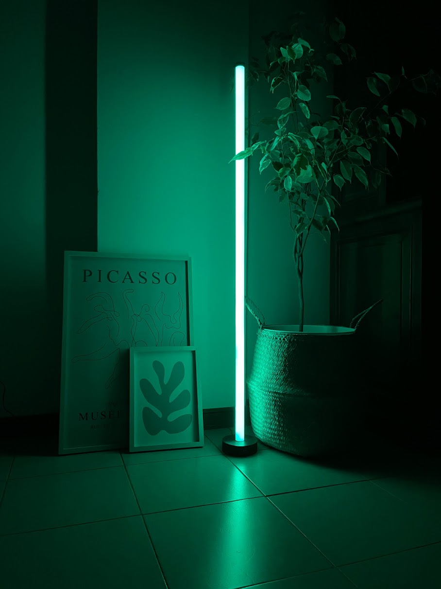 lampara led verde